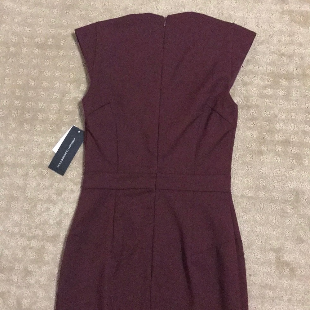 French Connection burgundy dress. Size:2 - Picture 6 of 7